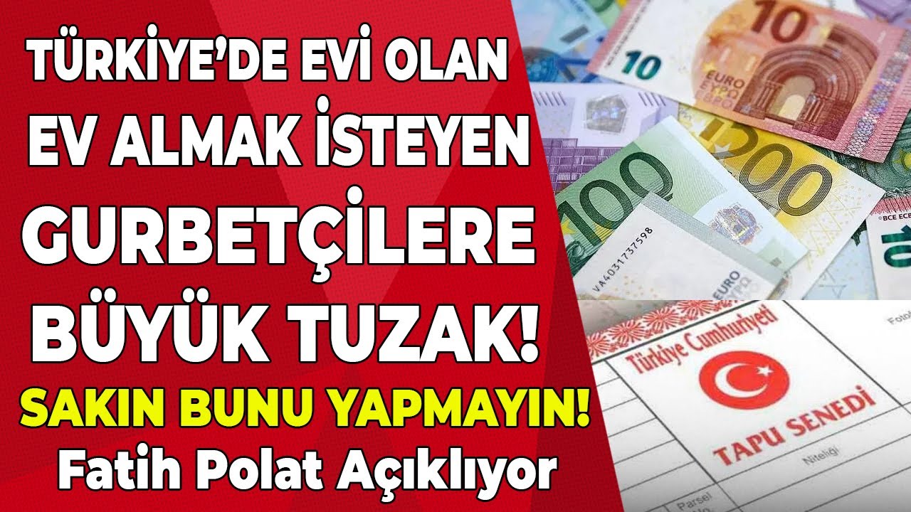 Download Yurt dışında yaşayanlara Türkiye'de akıl almaz tuzak! Sakın bu hatayı yapmayın Fatih Polat Açıklıyor