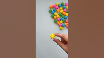 ⭐️3D Paper Star⭐️ #origami #origamistar