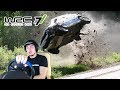 ЧТО ТО ПОШЛО НЕ ТАК - WRC 7 + РУЛЬ