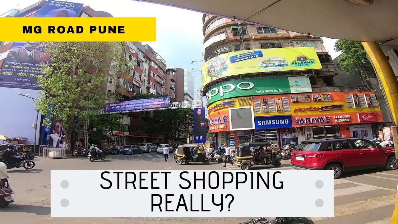 MG Road Pune | Street Shopping - YouTube