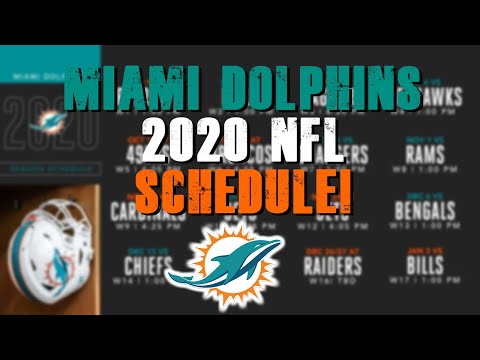 nfl miami schedule