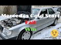 Mercedes W124 E300D OM606/NA Cold Start Fail // Win