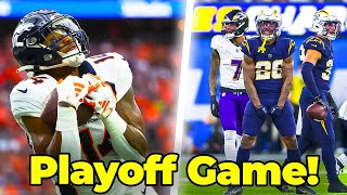 The Broncos vs Chargers Game Will Change The AFC Playoff Picture.