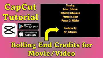 How to Create Rolling End Credits | CapCut Tutorial | Android or iPhone
