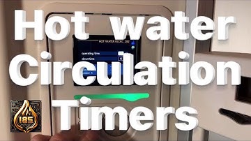 NIBE F Series - hot water circulation pump run times #nibe #hotwater