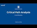 Network analysis critical path analysis explained