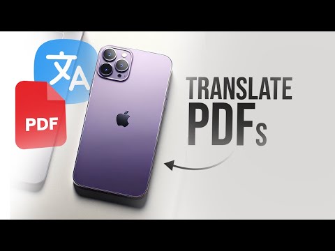 How to Translate PDF Files to Different Languages in iPhone (guide)