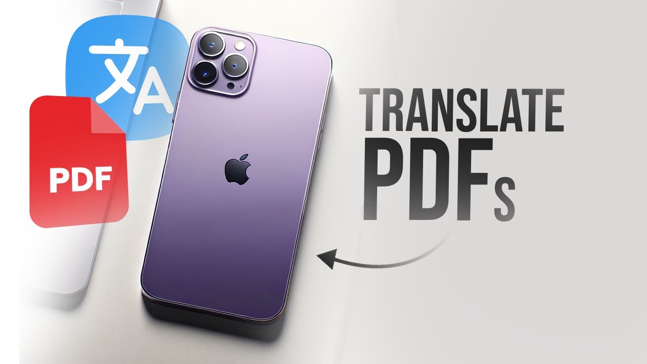 How to Translate PDF Files to Different Languages in iPhone (guide ...