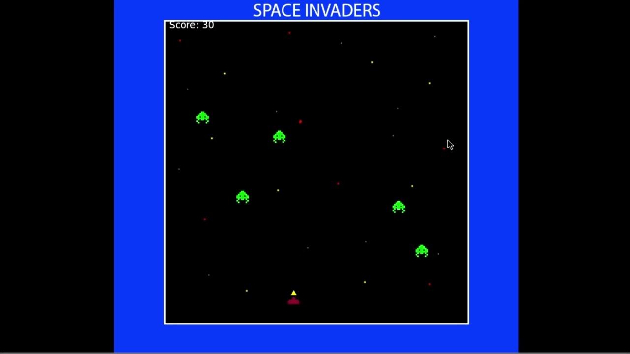 Space invaders python - YouTube