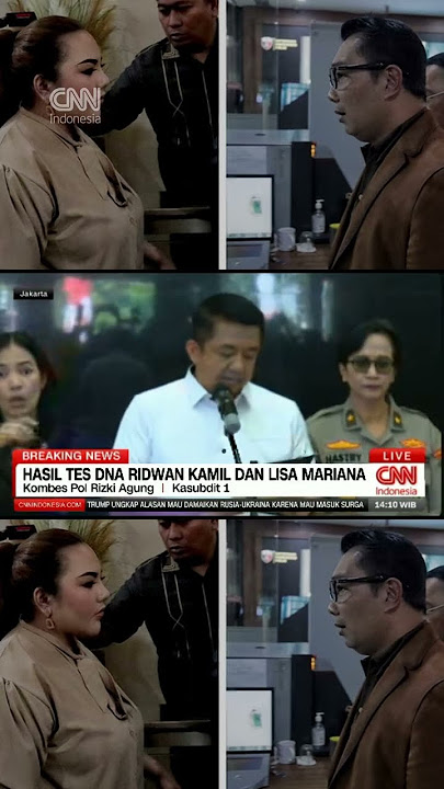 DNA Ridwan Kamil Tidak Cocok dengan Anak Lisa Mariana