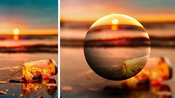 Photoshop Tutorial Creating Crystal Ball Effect