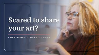 How to get past fear of promoting your art | Contemporary Artist Kimberly Brooks | I Am A Creator