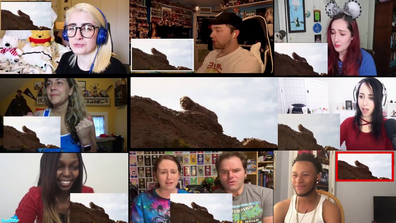 The Lion King Official Trailer Reaction Mashup