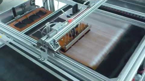 Auto Glue Machine ( Water, Solvent Spray / Feed , Conveyor , Vacuum )