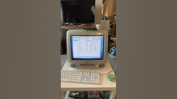 This old iMac still knows modern music! #apple #retrotech #retro #imac
