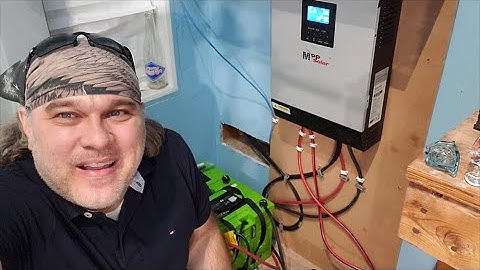 Installing & Hooking Up A 800w MPP Solar Power Inverter - Part 5 - Building A Off Grid Solar System