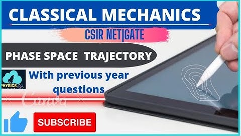 Phase space trajectory in Classical mechanics|#csirnet #gate #barc # TIFR #hssc #assistantprofessor