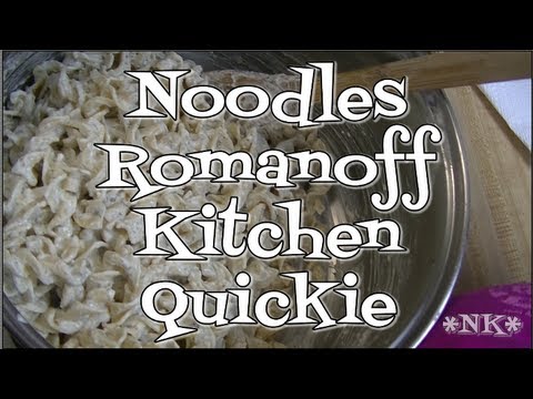 Noodles Romanoff Recipe! Noreen's Kitchen Quickie!