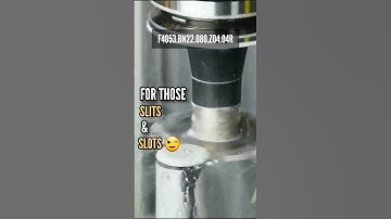 For Those Tough Slits and Slots 😉 #milling #slotting #cutter @waltertools