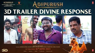 Adipurush Exclusive 3D Trailer Divine Response | Prabhas | Kriti Sanon | Saif Ali Khan | Om Raut