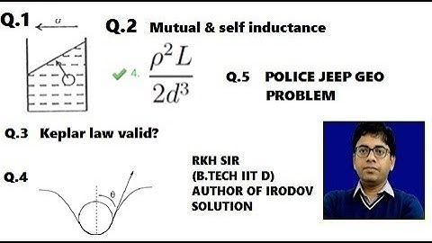 VERY GOOD LEVEL QUESTIONS FOR JEE ADVANCE/KVPY BY RKH SIR