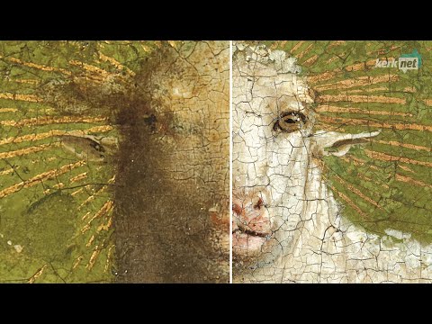 Wat vertellen de broers Van Eyck in hun schilderij De Aanbidding van het Lam Gods?