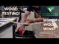 WOOD TESTING! WHICH WOOD IS STRONGEST? - Fisher Newsletter 12   08 24 2020