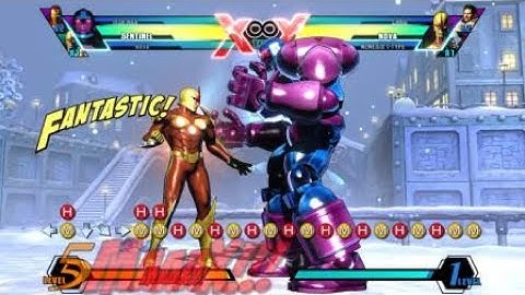 UMVC3 Sentinel basic bnb + Nova (Centurion Rush)