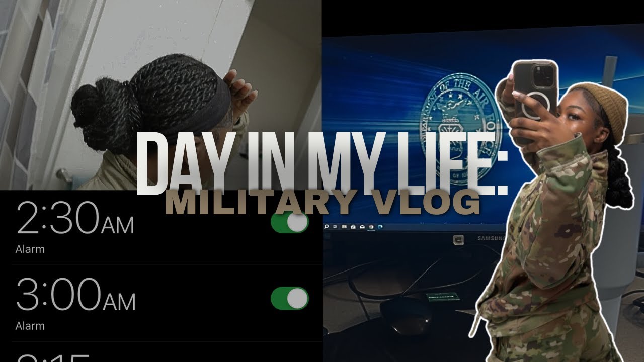 Vlog: Day In A Life of An Airforce Airman - Morning routine + 12 Hour Shift + Gym