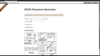 XKCD style password generator screenshot 2