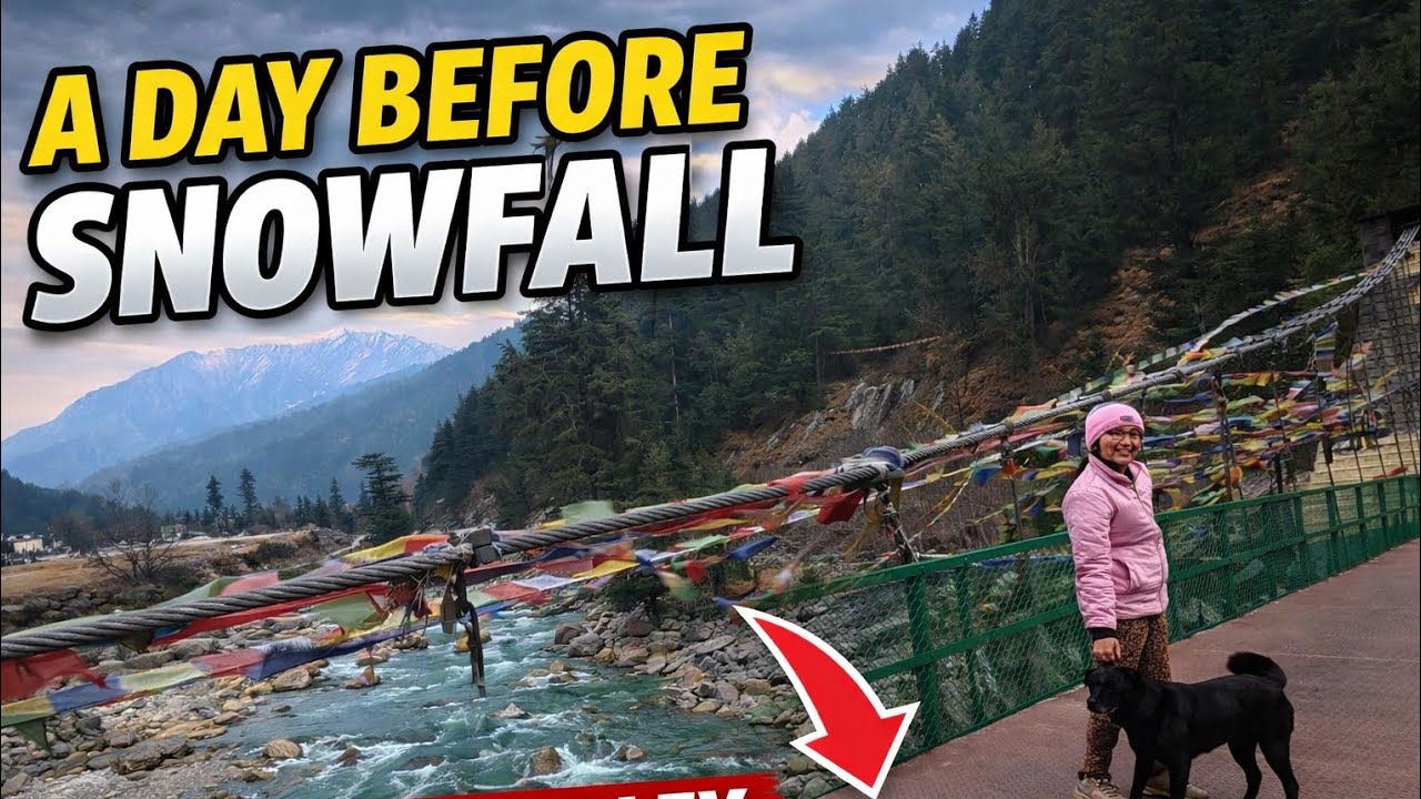 A day before snowfall in Harsil Valley | Strong prediction for tomorrow | Weather Update for Harsil 