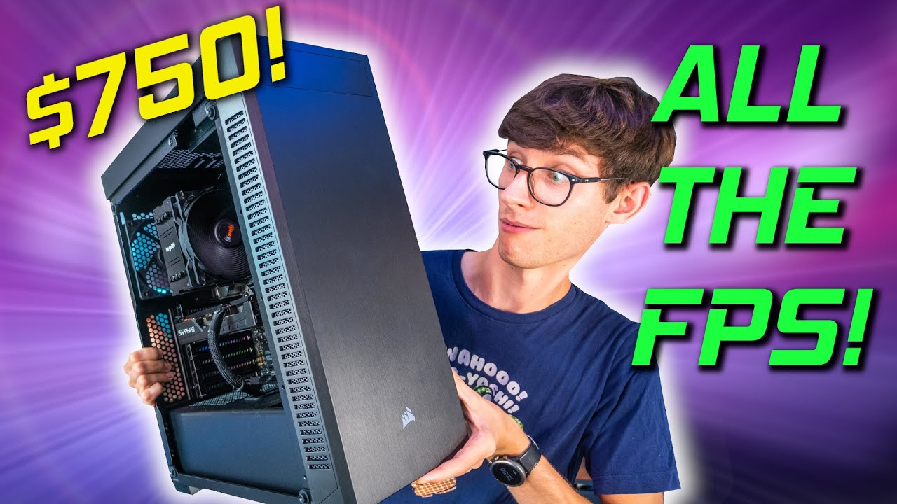 My MINDBLOWING 750 Budget Gaming PC Build 2020! 😄 RX 5500XT, i3 10320
