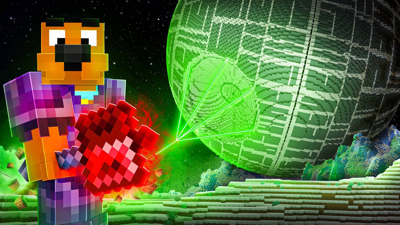 Postavil jsem HVĚZDU SMRTI v Minecraftu