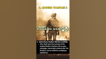 歴代最高のコール オブ デューティ ゲーム トップ 5