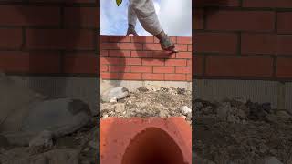 Laying engineering bricks #brickwork #engineering #bricks