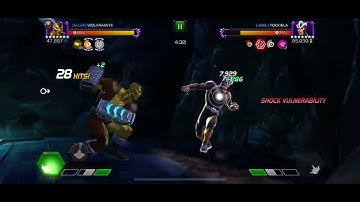 MCoC Shocker vs Havok on node 23 (ebb flow intercept, now you see me)