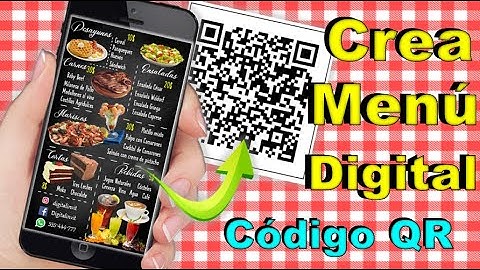 COMO HACER UN MENÚ DIGITAL CON CÓDIGO QR PARA RESTAURANTE ( EN 5 MINUTOS)✅