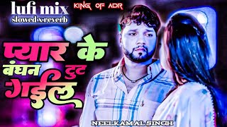 #Pyar Ke Bandhan #Tut Gail #Neelkamal Singh New Song #Bewfai Slowed Reverb Lofi Mix By #ADR