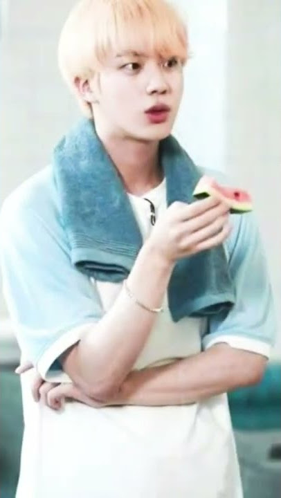 jungkook  taehyung  jin eating  watermelon 🍉