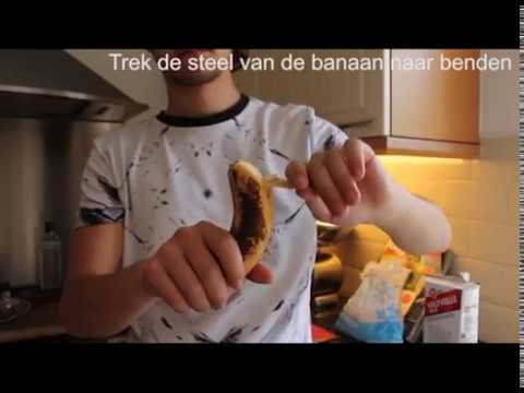 Video: Een Banaan-pompelmoesvlaai Koken