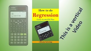 Regression on Casio fx-991ES Plus 2nd edition [Calculator tutorial 2020]