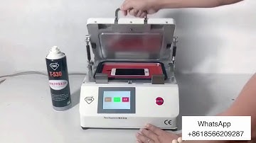 The newest mini lcd laminating machine with bubble removing