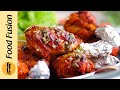 Tandoori Chicken with Garlic Mint Butter Sauce Recipe by Food Fusion