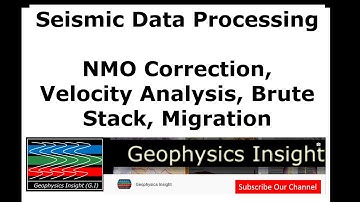 Seismic Data Processing Essential NMO Correction, Velocity Analysis & Advanced Migration Techniques