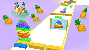 Fidget Rush 🌈👑🏃 Gameplay || Level #36,37