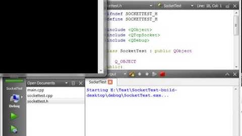 C   Qt 65   QTcpSocket basics
