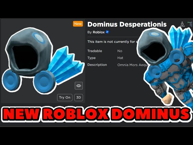 Roblox just made NEW DOMINUS & ways to get it likely.. (Roblox) 