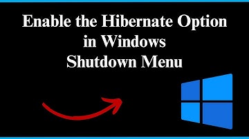 How to Enable the Hibernate Option in Windows 10 Shutdown Menu