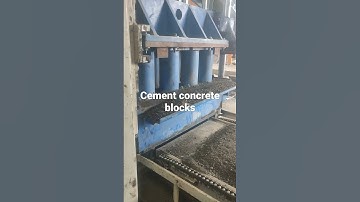 Vertical vibration technology for cement concrete blocks manufacturing. www.rspaversandtiles.com