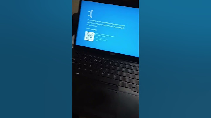 Bluescreen Fix #bluescreen. comment to get solution #dellpc #screenstuck